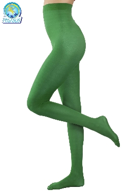 CALZE COLLANT TINTA UNITA VERDE DONNA